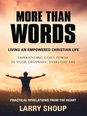 cover image of More Than Words